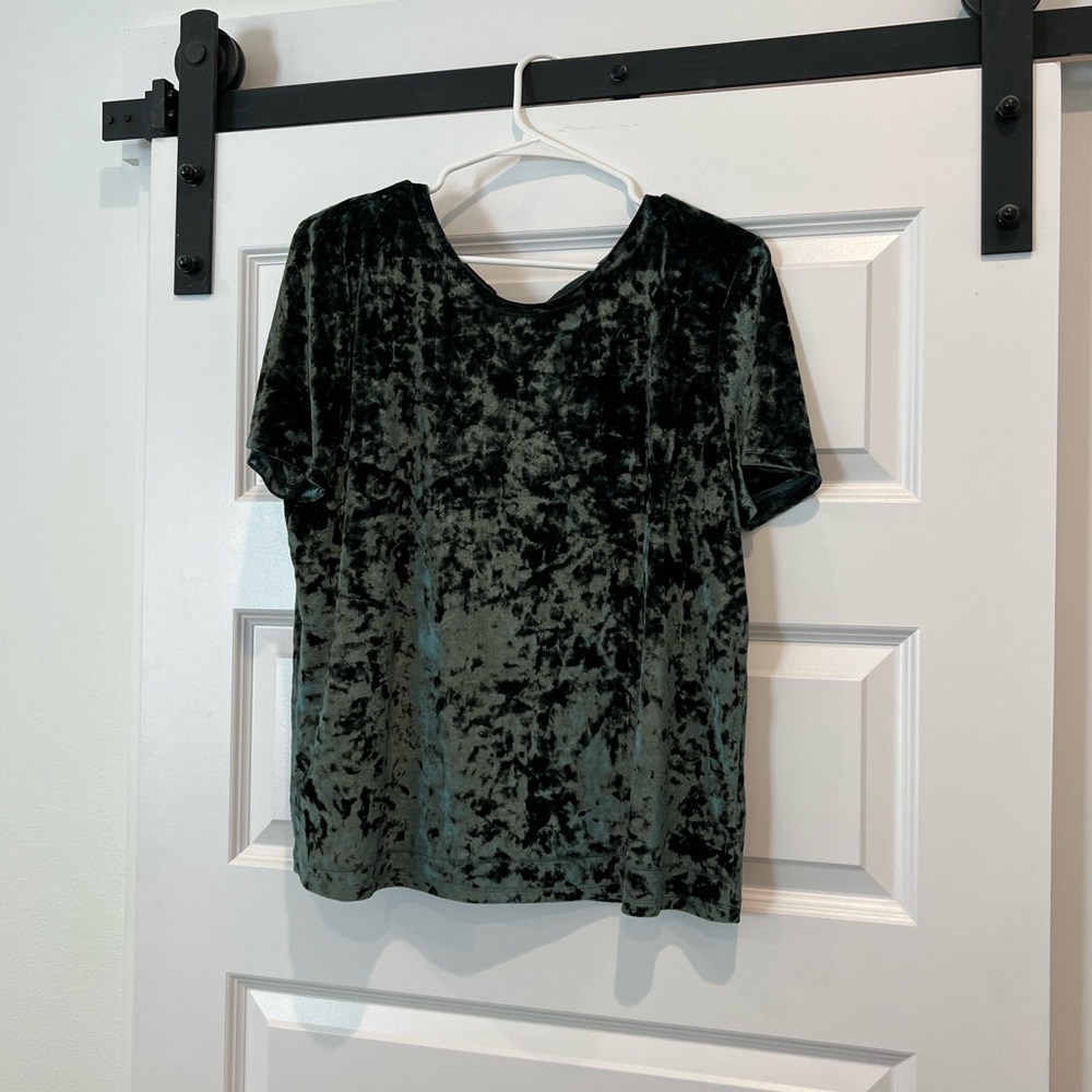 Velvet top
